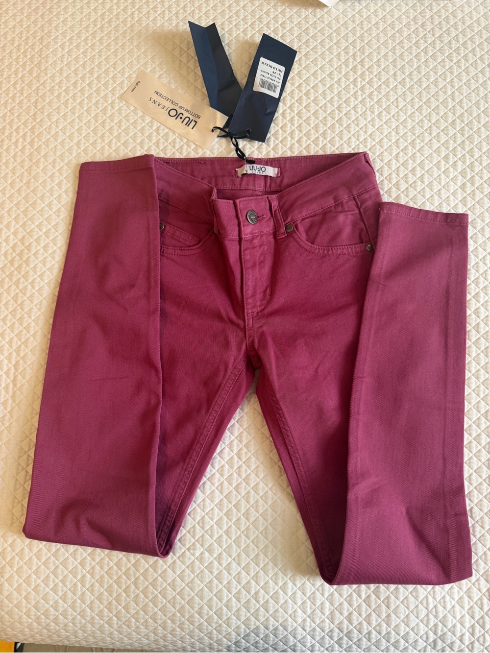 Liu Jo Women's Deep Berry Skinny Jeans